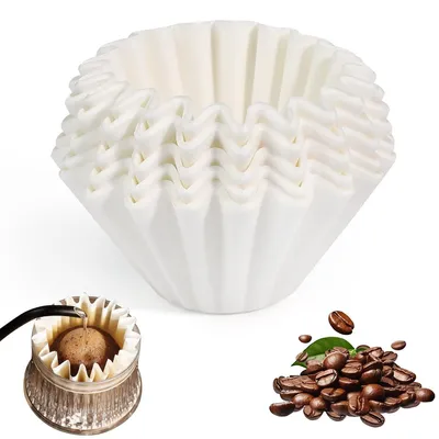 Kaffeefilter 150 Stück, Ø 155 mm, weiß, für 1-2 Tassen