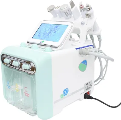 Image de Appareil de dermabrasion pour le visage, rajeunissement de la peau, nettoyage en profondeur, couleur verte, prise secteur européenne