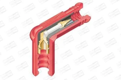 Image de Douille de bougie Champion PRO-5M 90° avec résistance Connecteur M4