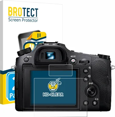 Produktbild von 2x Für Sony Cyber-Shot DSC-RX10 IV Schutzfolie BROTECT Displayschutz Display Schutz Folie Klar Transparent