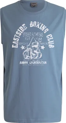 Produktbild von Übergrößen Schickes Tanktop "Boxing Club" AHORN SPORTSWEAR Parisian Blue 10XL