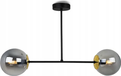 Produktbild von Deckenlampe Hängelampe Kronleuchter Loft elegant mit Glaskugeln