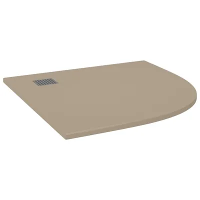 Image de vidaXL Receveur de douche SMC Marron 90x90 cm