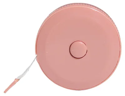 Produktbild von 2 m Mini-Soft-Maßband, einziehbar, Doppelskala, tragbar, zum Nähen, Schneidern, für Stoffe, Kleidung, zum Abnehmen, Körpermaßband, flexibles Lineal