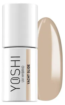 Obrázok produktu pre Yoshi Hybridný lak na nechty Sand Beige – profesionálny trvalý lak na nechty 6 ml – UV lak na nechty s praktickým štetcom – Yacht & Yoyo