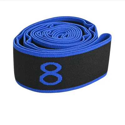 Image de INF Bande d'étirement segmentée - 8 boucles Bleu