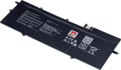 Image de Batterie T6 Power pour ordinateur portable Asus, numéro de pièce C31N1538, Li-Poly, 11,55 V, 4940 mAh (57 Wh), noir