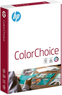 Produktbild von HP Color Choice 250/A4/210x297, Laser-/Inkjet-Druck, A4 (210x297 mm), 250 Blätter, 250 g/m², Weiß, EU Ecolabel, Forest Stewardship Council (FSC)