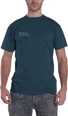 Image de Lil Nas X - T-shirt Homme/Femme Unie RO4213 (L) (Turquoise)