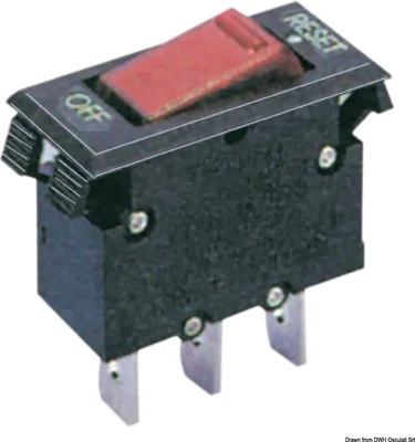 Image de Disjoncteur thermique à bascule 15 A, 1 pièce