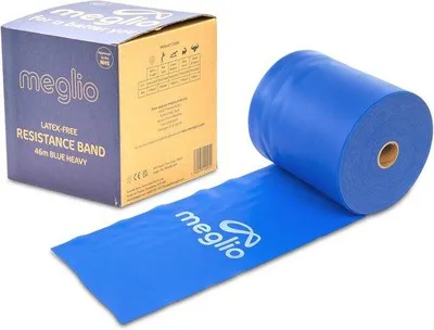 Productafbeelding van Weerstandsband rol 46 meter latexvrij voor fitness, thuistraining en revalidatie