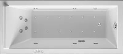 Produktbild von Duravit Whirlwanne Starck 170x75cm, Combi P, EB-Version, 1 RS, we.
