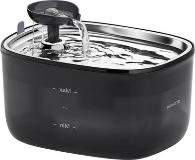 Produktbild von Famanu Trinkbrunnen aus Edelstahl 2,5 Liter - mit LED Licht, BPA-frei, leicht zu reinigen