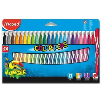 Obrázok produktu pre MAPED Colour'Peps Jungle 24 ks