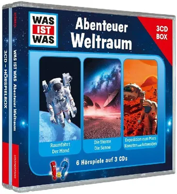 Produktbild von WAS IST WAS 3-CD-Hörspielbox Abenteuer Weltraum