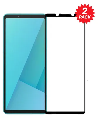 Obrázek produktu pro 2x ochranné sklo Full Cover pro Sony Xperia 1 VIII, 3D ochranná fólie z tvrzeného skla 9H