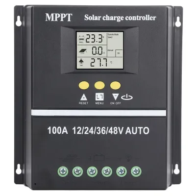 Produktbild von MPPT Solar Laderegler Podwójny port USB Podświetlany wyświetlacz LCD Regulator panelu słonecznego 12V 24V 36V 48V Adaptacyjny