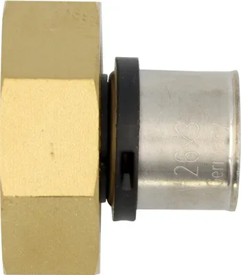 Produktbild von Pressfitting Verschraubung Übergang 26x3 mm 1 1/2 Zoll IG TH Kontur
