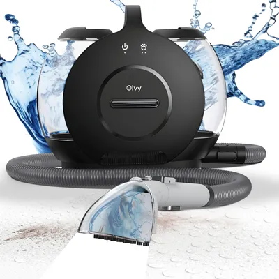 Produktbild von Olvy Waschsauger Teppichreiniger, mit Reinigungsmittel, Fleckenreiniger, Polsterreiniger für Teppiche, Vorleger, Polster, Treppen, Autos