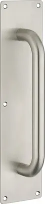 Image de Poignée inox avec plaque, 300mm, satin - THIRARD