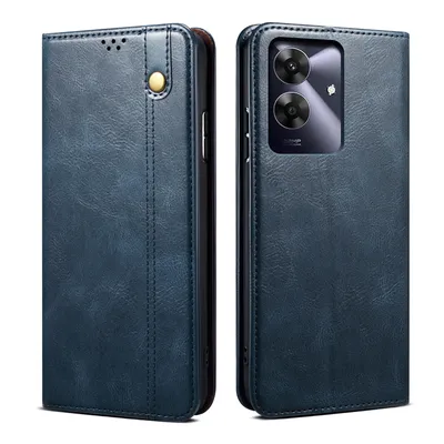 Obrázek produktu pro Pouzdro pro Realme Note 60 kožené flip pouzdro peněženka s funkcí stojánku modré