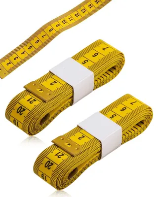 2er-Pack Maßband 300 cm, doppelseitig, weich, für Körpermaße & Nähen
