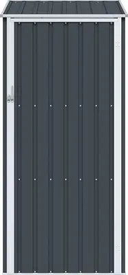 Produktbild von vidaXL Gerätehaus Anthrazit 87x98x159 cm Verzinkter Stahl