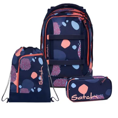 Produktbild von Satch Pack Coral Reef Schulrucksack Set 3tlg.