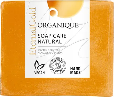 Obrázek produktu pro ORGANIQUE Přírodní vyživující mýdlo Eternal Gold 100 g