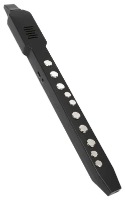 Digitales Blasinstrument mit MIDI, 10 Klänge, Schwarz