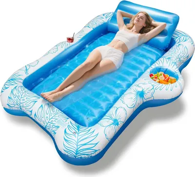 Produktbild von Luftmatratze Liege mit Kissen 180x120 cm ARDFFA für Pool und Strand