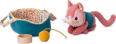 Image de Lilliputiens Jeanne le chat et son panier
