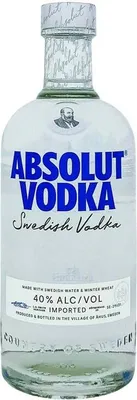 Obrázok produktu pre Absolut Original, 0,5 L, 40%, Švédsko, 70 kcal, 78 kcal, 35 ml
