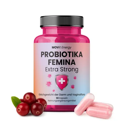 Produktbild von MOVit Probiotika FEMINA EXTRA STRONG, 90 Kapseln