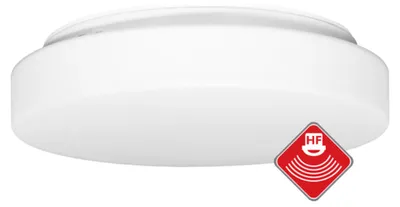 Produktbild von Ecolite Deckenleuchte 2xE27 39,5cm IP44 HF-Sensor weiß W142-BI