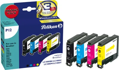 Produktbild von Pelikan Patrone Brother P18 LC980 Multipack kompatibel