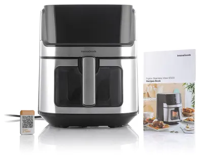 Heißluftfritteuse 6,5L, 1700W, 8 Programme, Touchscreen, schwarz