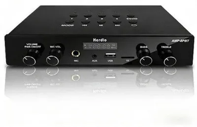 Productafbeelding van Audio Versterker 8-Kanaals - 480 Watt Uitgangsvermogen - Bluetooth 5.4 Connectiviteit - Zwart - Multiroom Audio Systeem