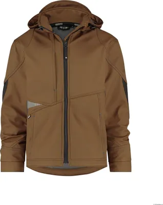 Immagine prodotto di Giacca softshell, LEHMBRAUN/ANTHRAZITGRAU, taglia 4XL