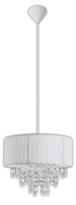 Produktbild von Näve LED Pendelleuchte KRISTALLO Ø30cm 40W weiß 6114923