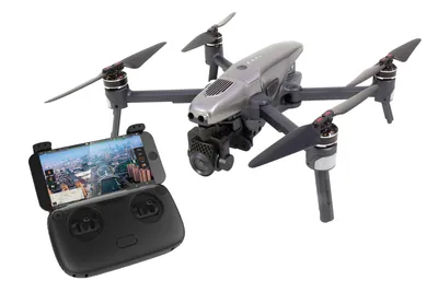 Produktbild von Walkera VITUS Portable Quadrocopter RTF - FPV-Drohne mit 4K UHD-Kamera, Hinderniserkennung, GPS, Active Track, DEVO F8S-Fernsteuerung, Akku und Ladegerät