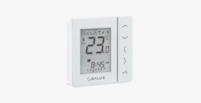 Image de SALUS | VS20WRF blanc - Thermostat d'ambiance numérique programmable, piles