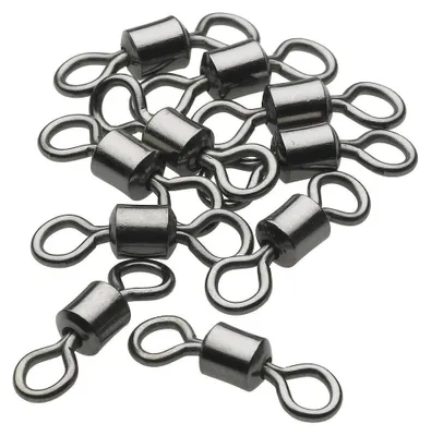 Produktbild von Kinetic Crane Swivel Black Nickel - Tönnchenwirbel, Größe:Gr. 10, Tragkraft:14kg