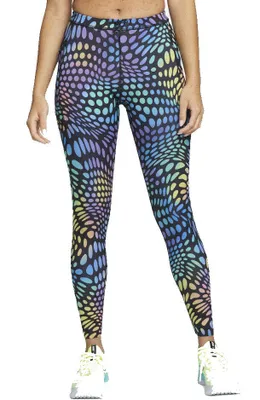 Produktbild von NIKE Df Run Dvn Mr Tght Damen blau XS