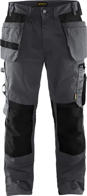 Produktbild von Blakläder Handwerker Bundhose 1555 1860 in div. Farben, Farbe:Mittelgrau/Schwarz, Größe:D124