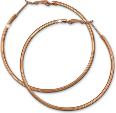 Produktbild von Amello Edelstahl 333er Rosegold vergoldet Damen Ohrschmuck rosegold ESOS72E