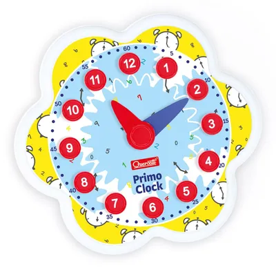 Produktbild von Quercetti Primo Clock, 4 Jahr(e), Kunststoff, Mehrfarbig