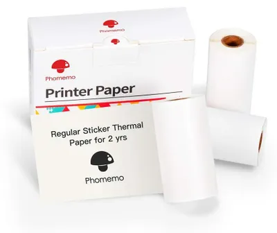 Produktbild von Phomemo M02Pro Druckerpapier, 50mm Selbstklebende Thermopapie Etiketten