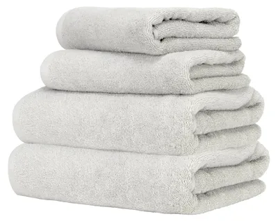 Produktbild von Ruggeri 4 Handtuch Set 2 Handtuch 2 Gästetuch Baumwolle, Weiß
