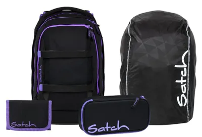 Produktbild von Satch Pack Purple Phantom Streetwalk Schulrucksack 4tlg.